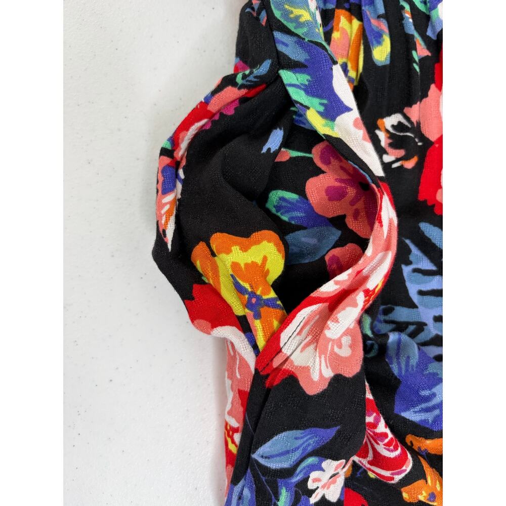 Maeve by Anthropologie Magnolia Tunic Dress XS Colorful Floral Garden Boho - Picture 4 of 13